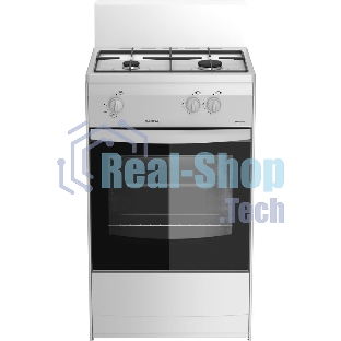 Плита газовая Darina 1AS GM 521 001 W белый/черный, конфорок 2 шт, духовка 45 л, 50 см x 85 см x 41 см