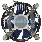 Кулер для процессора DEEPCOOL THETA 21 PWM черный/синий, 92 мм, алюминий, 2400 об/мин, 33.4 дБ, 4 pin, 95 Вт, 60.5 мм