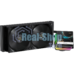 Система охлаждения Ocypus Sigma L24 PRO BK IPS Display/черный/290W/All Intel/AMD AM*/Screws