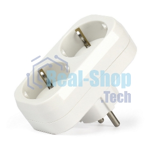 Разветвитель Smartbuy (SBE-16-A02-2z) 2 гнезда белый
