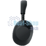 Беспроводные/проводные наушники Sony WH-1000XM6 черный, полноразмерные, Bluetooth + проводной, адаптивное активное шумоподавление, до 40 ч