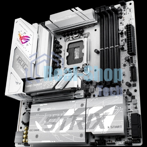 Материнская плата ASUS ROG STRIX B860-G GAMING WIFI, LGA 1851, Intel B860, 4xDDR5, 4xSATA, 4xM.2, 1xPCIe 5.0 x16, 1xDP, 1xHDMI, 1xThunderbolt 4, 1x 2.5Gb LAN, 1xUSB-C 20Gbps, 1xUSB-A 10Gbps, 3xUSB-A 5Gbps, 4xUSB-A 2.0, 2x3.5 мм, 7.1, mATX