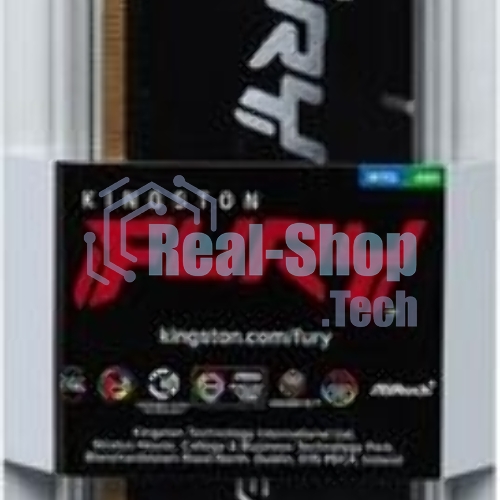 Оперативная память Kingston Fury Beast, DDR5, 32GB (1x32GB), 5600 MHz, CL40, с радиатором, чёрный