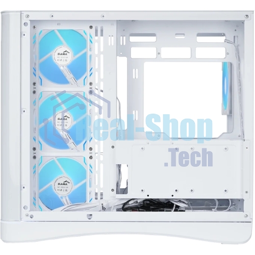 Корпус SAMA V62S, Midi-Tower, белый, 4 x 120 мм