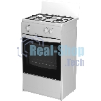 Плита газовая Darina 1AS GM 521 001 W белый/черный, конфорок 2 шт, духовка 45 л, 50 см x 85 см x 41 см