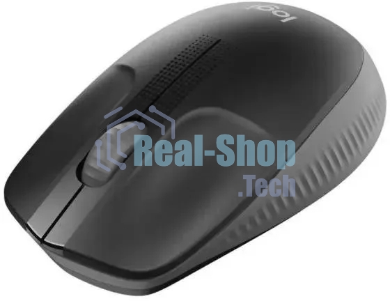 Мышь беспроводная Logitech M190 черный, 1000 dpi, радиоканал, USB, кнопки - 3