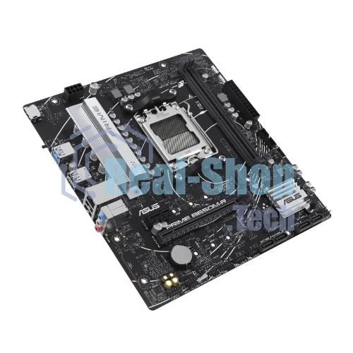 Материнская плата ASUS PRIME B650M-R, Socket AM5, AMD B650, 2xDDR5, 4xSATA, 2xM.2, 1xPCIe 4.0 x16, 1xPCIe x1, 1xHDMI, 1x 2.5Gb LAN, 2xUSB-A 3.2 Gen 1, 4xUSB-A 2.0, 3x3.5 мм, 7.1, mATX