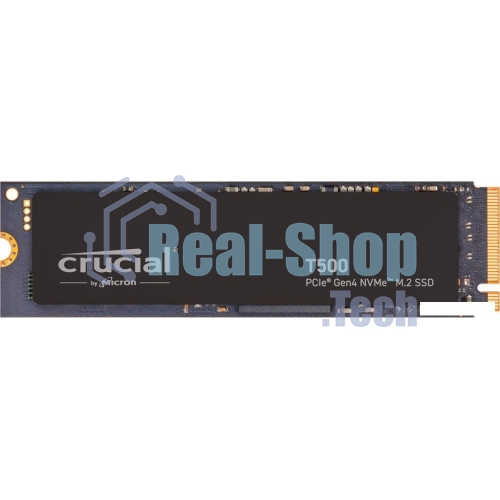 Накопитель SSD Crucial T500, 2Tb, M.2 2280, PCIe 4.0 x4, NVMe, R/W 7400/7000