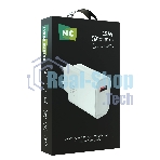 Сетевое зарядное устройство MORE CHOICE (4620202553379) NC09 1USB 3.0A QC3.0 15W, белый