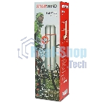 Термос Starwind 20-1200 1.2 л, серебристый/красный, картонная коробка
