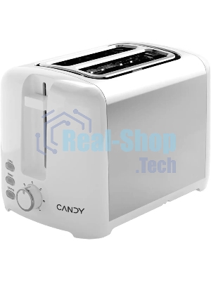 Тостер Candy CT-250 белый, 930 Вт, 2 слота
