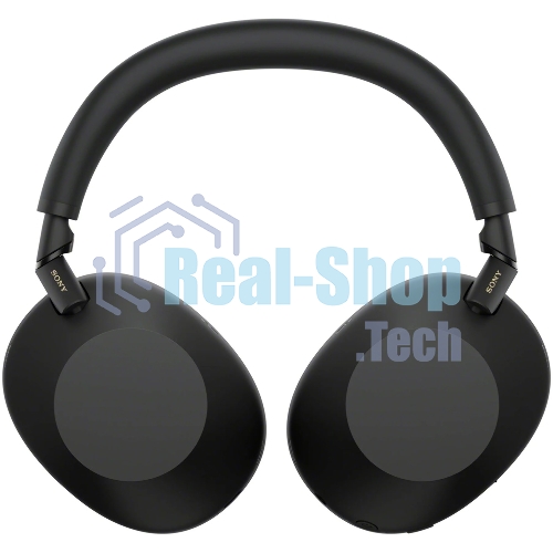 Беспроводные/проводные наушники Sony WH-1000XM6 черный, полноразмерные, Bluetooth + проводной, адаптивное активное шумоподавление, до 40 ч