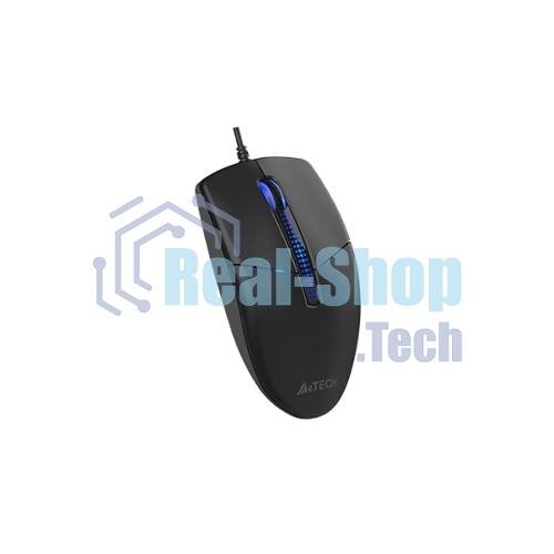 Мышь проводная A4Tech N-530S черный, 1200 dpi, USB, кнопки - 3