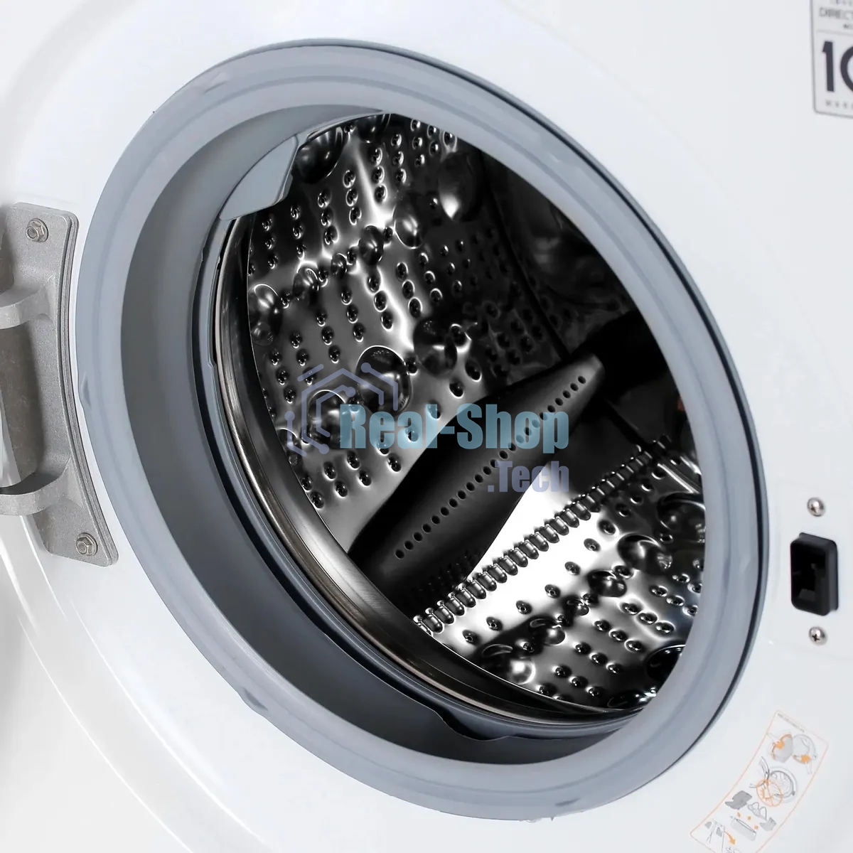 Стиральная машина LG F2J6TN0W белый, загрузка фронтальная 8 кг, 1200 об/мин, класс A