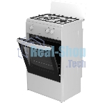 Плита газовая Darina 1AS GM 521 001 W белый/черный, конфорок 2 шт, духовка 45 л, 50 см x 85 см x 41 см
