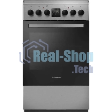 Плита электрическая Maunfeld MEC55CS08D серебристый, конфорок 4 шт, духовка 60 л, 50 см x 85 см x 60 см