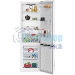 Холодильник Beko B3R0CNK402HW белый двухкамерный 257/100л морозилка снизу, No Frost