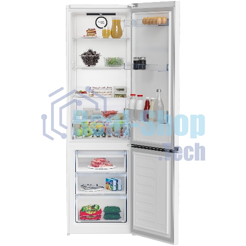 Холодильник Beko B3R0CNK402HW белый двухкамерный 257/100л морозилка снизу, No Frost