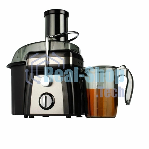 Соковыжималка KELLI KL-5093 серебристый/черный, центробежная, 1500 Вт, 1000 мл, механическое