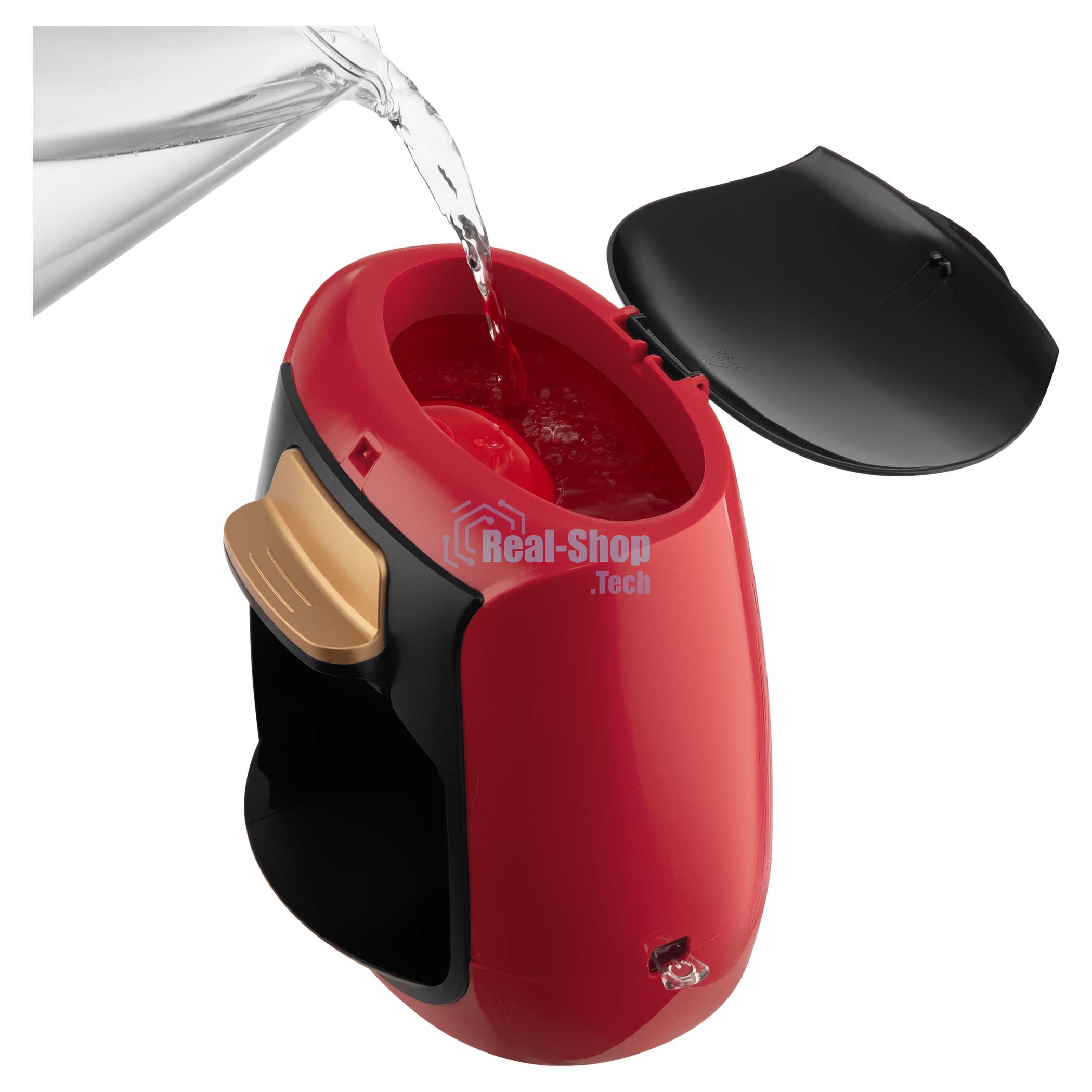 Кофеварка капельная Sencor SCE 2101RD красный, исп. кофе - молотый, 0.3 л. 500 Вт.