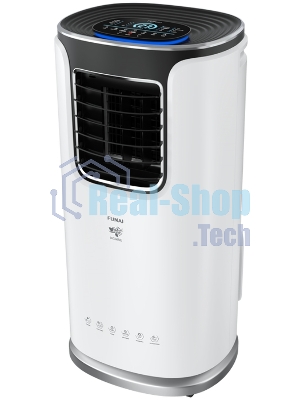 Кондиционер мобильный FUNAI JASMINE MAC-JS30CON03 9500 BTU, 20 м², 55 дБ, охлаждение, осушение, белый