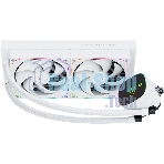 Система жидкостного охлаждения Thermalright Frozen Horizon 240 Digital (240мм, LED temp., White, ARGB/Fans: 2x120мм, 68.9CFM, 28.2dBA, 2000RPM/Pump height 53.2мм, Rad thickness 27мм/S: 1700, 1200, 1851, 115X, AM5, AM4)
