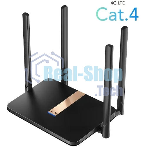 Маршрутизатор Cudy LT500D AC1200 Wi-Fi cat. 4 черный