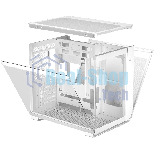 Компьютерный корпус без блока питания Case PCCooler C3T500 ARGB WH, Midi-Tower, TG, 6x120мм ARGB, 1xUSB-C 3.1 + 2xUSB-A 3.0, ATX, mATX, mITX белый