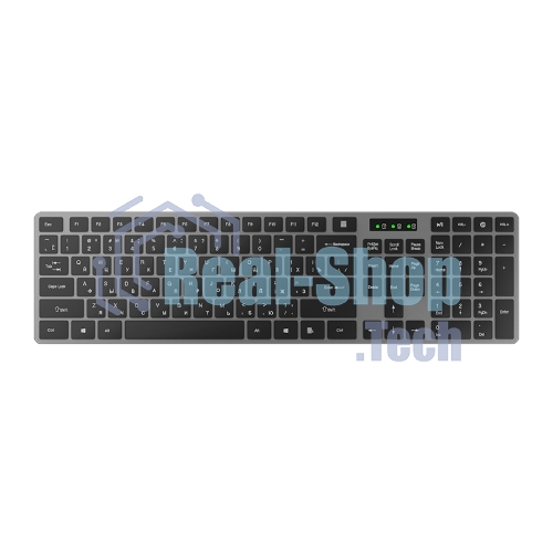 Клавиатура беспроводная Maxvi KWS-02 dark grey
