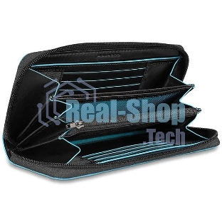 Кошелек женский Piquadro Blue Square PD3229B2/N черный натур.кожа