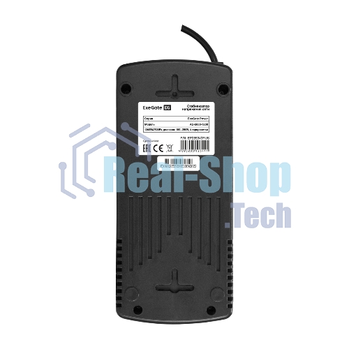 Стабилизатор ExeGate Power AD5000-1200 (1200VA/600W, диапазон 150...280В, 4 евророзетки)
