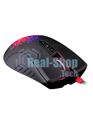 Мышь проводная A4Tech Bloody AL90 Blazing черный, 12000 dpi, USB, кнопки - 8