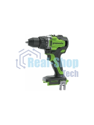 Дрель-шуруповерт GREENWORKS GD24DD140, 24 В, 4 Ач, 140 Нм, бесщеточный, ударный