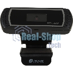 Веб-камера OKLICK OK-C013FH 1920x1080, 30 кадр/с, USB Type-A, микрофон (шумоподавление), универсальное крепление