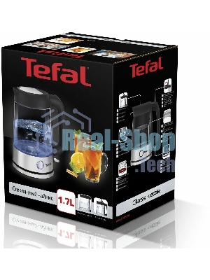 Электрочайник Tefal KI750D30 серебристый, 1.7 л, 2400 Вт, скрытый нагревательный элемент