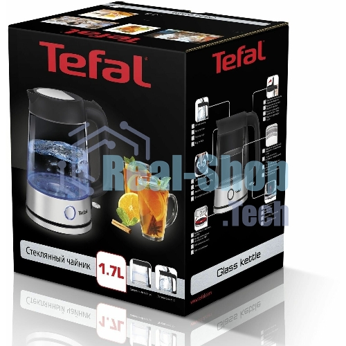 Чайник электрический Tefal KI750D30 1.7 л, 1700 Вт, серебристый/металл