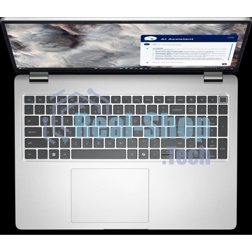 Ноутбук DELL Pro 16 Plus Ultra 7 268V 16” 16:10 QHD+ (2560 x 1600),120Hz,IPS,Non-Touch, AG,300 nit,32GB LPDDR5,1TB SSD Intel Arc graphics,Backlit,FPR,3cell 55Wh,2y,Linux,1,9kg,Alum/Platin Silver,KB/Eng