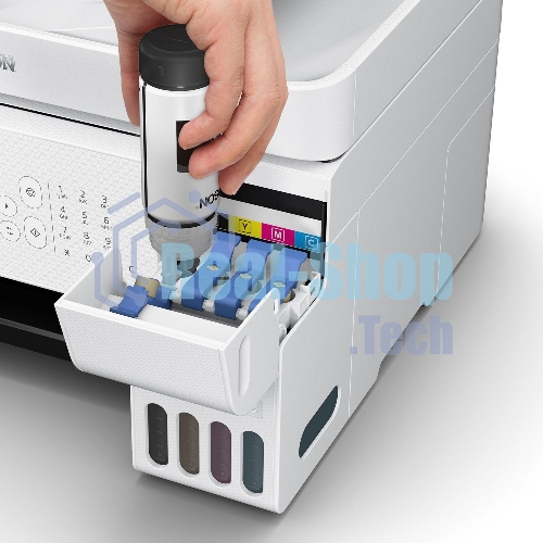 МФУ струйное Epson EcoTank L5296 (C11CJ65411) белый, A4, ч/б печ. 33стр/мин., цв. печ. 15стр/мин., 5760x1440 DPI, 2400х1200 DPI, USB, Ethernet, Wi-Fi