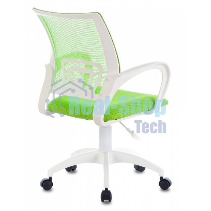 Кресло Бюрократ CH-W695NLT TW-03A TW-18 салатовый, сетка/ткань, 120 кг, механизм качания
