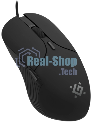 Мышь проводная Defender Oria GM-178 черный, 3600 dpi, USB, кнопки - 6