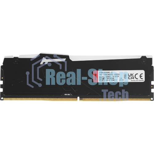 Оперативная память Kingston Fury Beast, DDR5, 32Gb (2x16 Gb), 6400 MHz, CL32, радиатор, RGB, черный