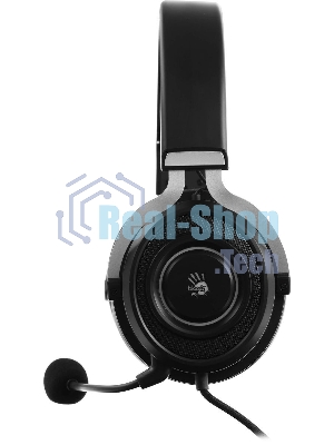 Гарнитура Bloody G535P чёрный/серебристый, проводная, подсветка