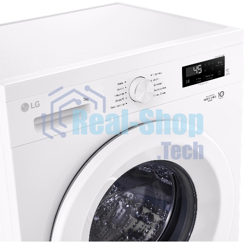 Стиральная машина LG F2Y1HS3W белый, загрузка фронтальная 7 кг, 1200 об/мин., класс: А
