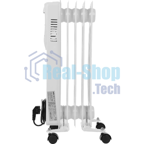 Обогреватель масляный Ballu Comfort BOH/CM-05WDN 1000 (5 секций) белый, 1000 Вт, 15 м2, термостат