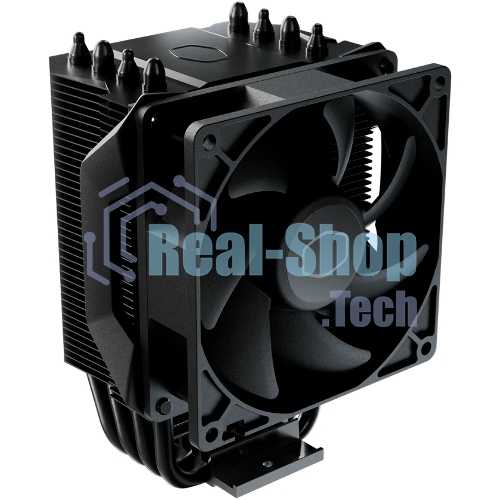 Устройство охлаждения(кулер) Cooler Master Hyper 411 Nano Soc-AM5/AM4/1200/1700/1851 черный 4-pin 30.04dB Al+Cu 180W Ret (RR-H410-25PK-R1)