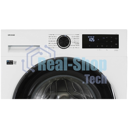 Стиральная машина Samsung WW90DG5U34AELP белый, загрузка фронтальная 9 кг, 1400 об/мин., класс: A