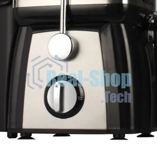 Соковыжималка KELLI KL-5093 серебристый/черный, центробежная, 1500 Вт, 1000 мл, механическое