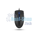 Мышь проводная A4Tech N-530S черный, 1200 dpi, USB, кнопки - 3