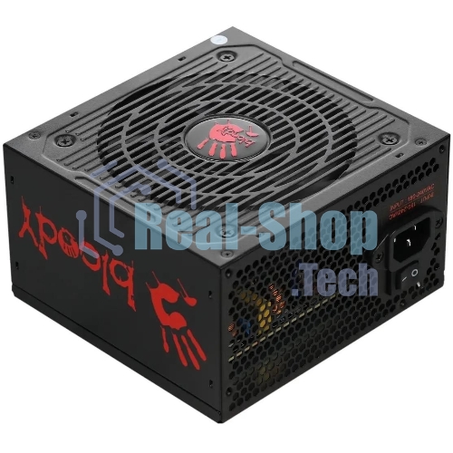 Блок питания Bloody BD-PS700W, 700Вт, 80 PLUS WHITE, 120мм, черный