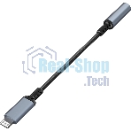 Переходник Defender JACK03-02 PRO 3.5 jack(F)-Lightning(M) c ЦАП 1